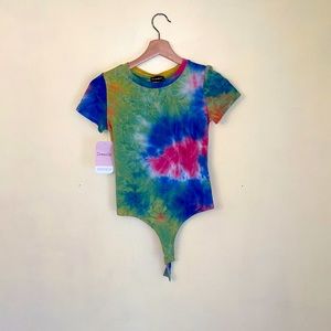 Tie dye bodysuit